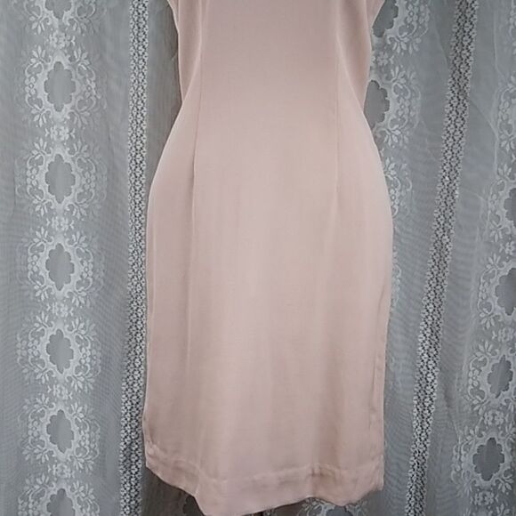 Elegant Sleeveless Land's End Direct Mirckants Pale Pink Women Regular Dress Sz8 - Picture 4 of 12